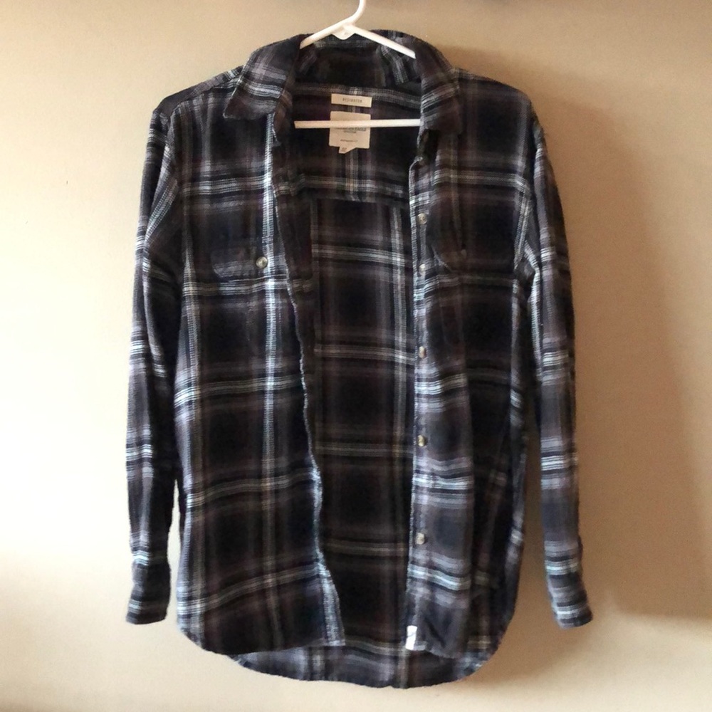 oversized AE flannel<3 - Picture 2 of 2